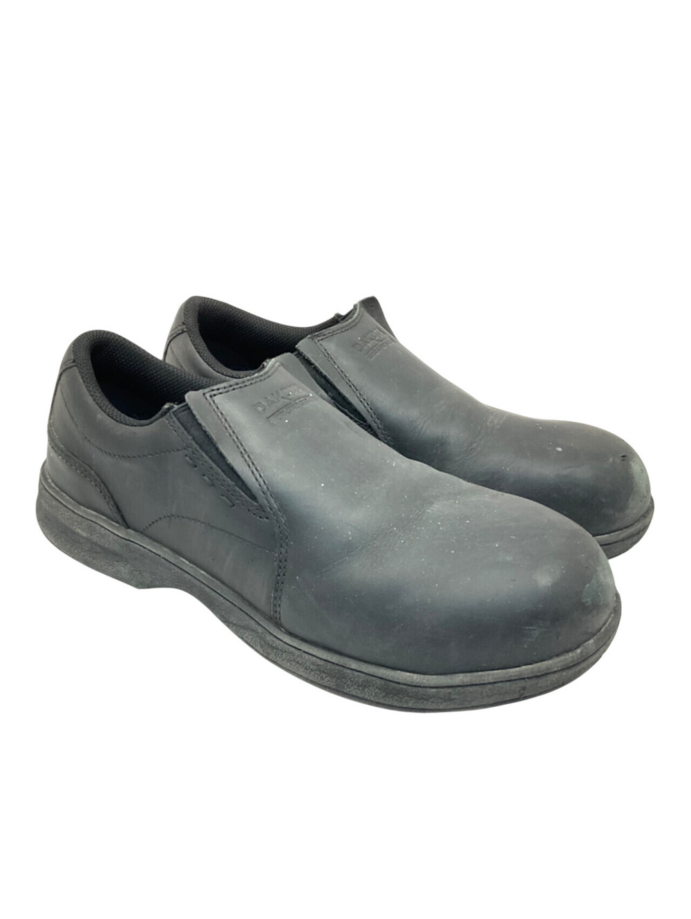 DAKOTA Men's Quad Lite Leather Slip-On 3201 Shoes Black Size 9M